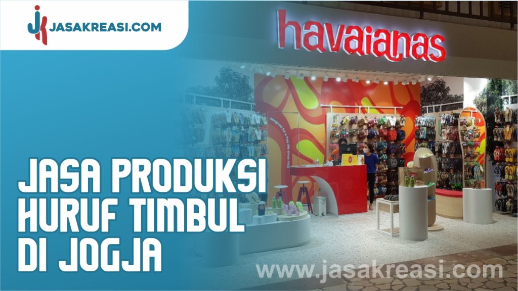 Jasa Huruf Timbul di Jogja
