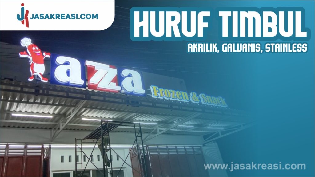 Jenis huruf timbul untuk media promosi